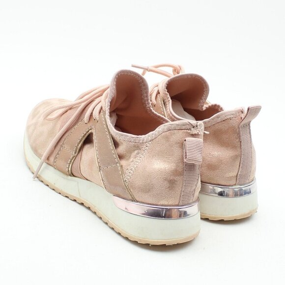 Top Moda Pink Leopard Print Sneakers - Picture 6 of 11